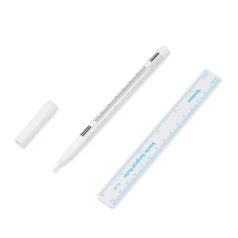 huid markeerstift - wit